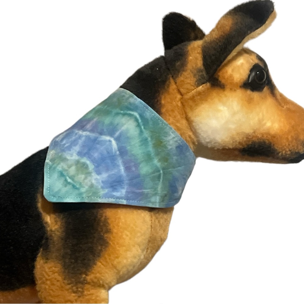 - Hand dyed pet bandana